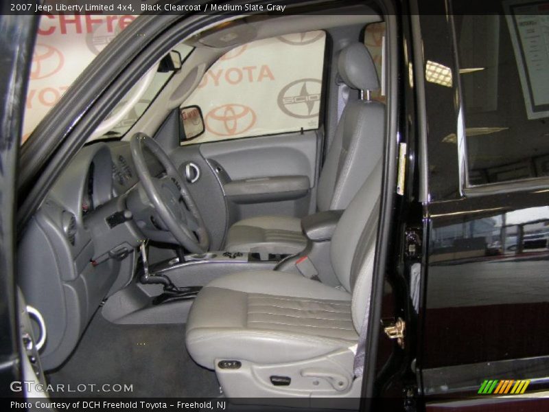 Black Clearcoat / Medium Slate Gray 2007 Jeep Liberty Limited 4x4