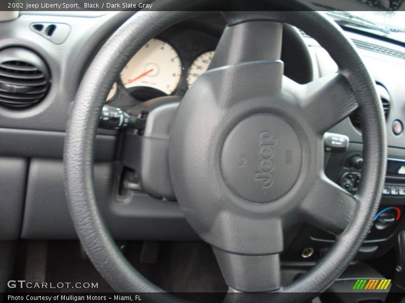 Black / Dark Slate Gray 2002 Jeep Liberty Sport