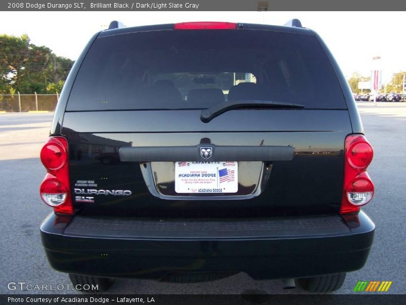 Brilliant Black / Dark/Light Slate Gray 2008 Dodge Durango SLT