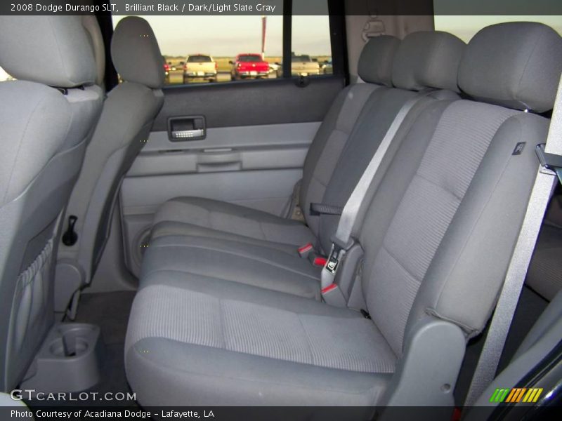 Brilliant Black / Dark/Light Slate Gray 2008 Dodge Durango SLT
