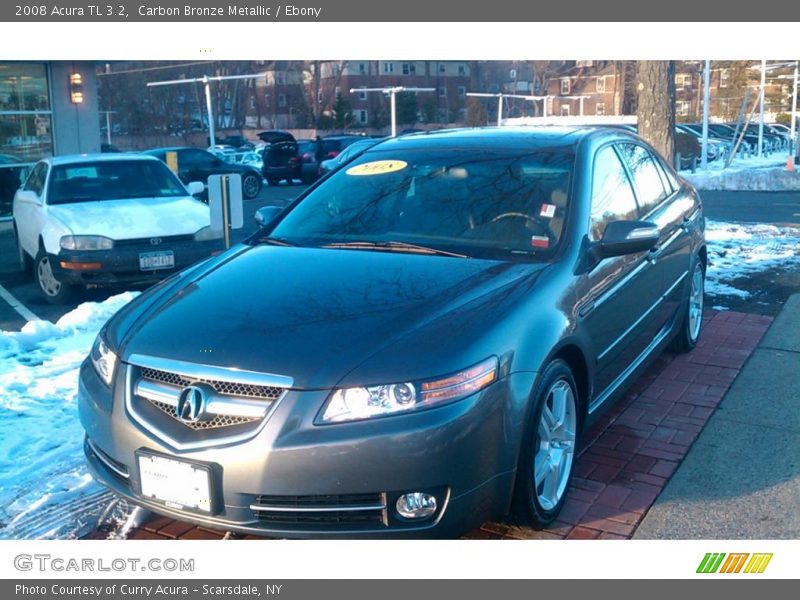 Carbon Bronze Metallic / Ebony 2008 Acura TL 3.2
