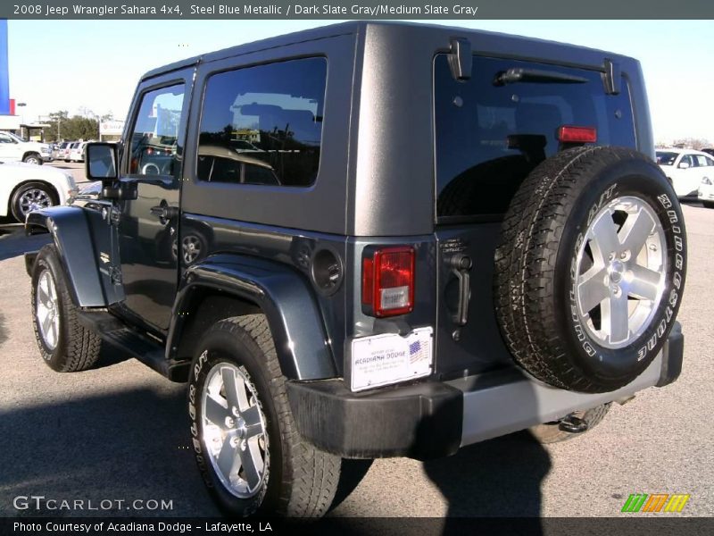 Steel Blue Metallic / Dark Slate Gray/Medium Slate Gray 2008 Jeep Wrangler Sahara 4x4