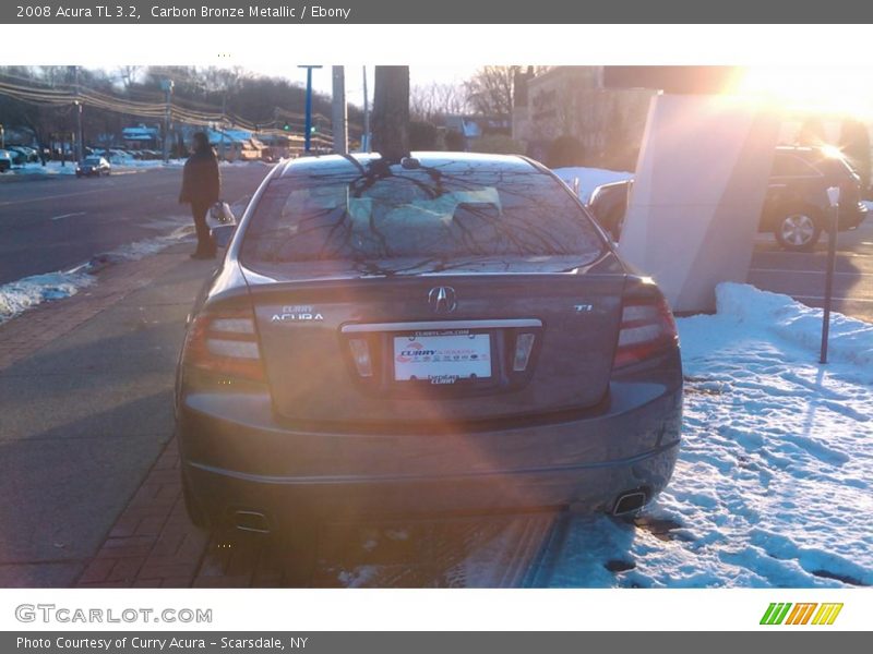 Carbon Bronze Metallic / Ebony 2008 Acura TL 3.2