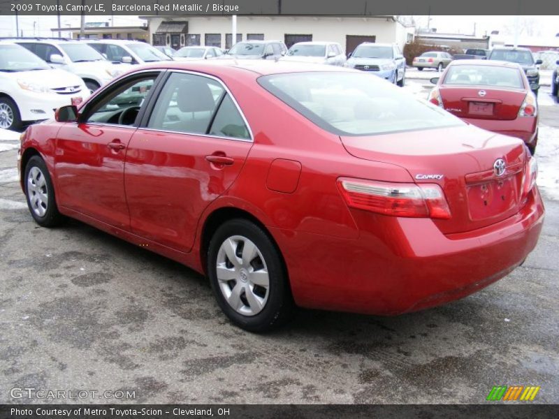 Barcelona Red Metallic / Bisque 2009 Toyota Camry LE