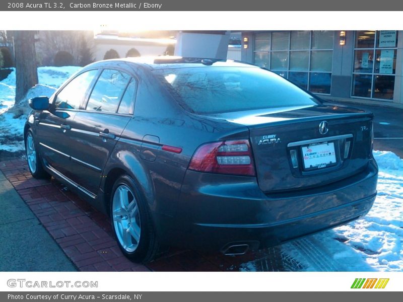 Carbon Bronze Metallic / Ebony 2008 Acura TL 3.2