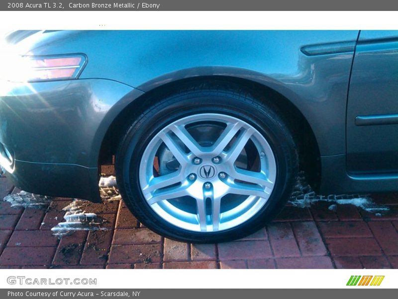 Carbon Bronze Metallic / Ebony 2008 Acura TL 3.2