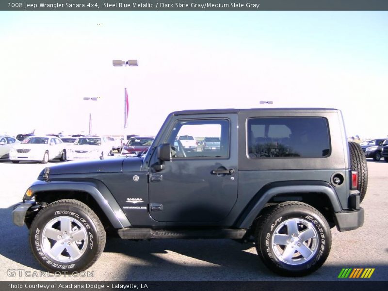 Steel Blue Metallic / Dark Slate Gray/Medium Slate Gray 2008 Jeep Wrangler Sahara 4x4