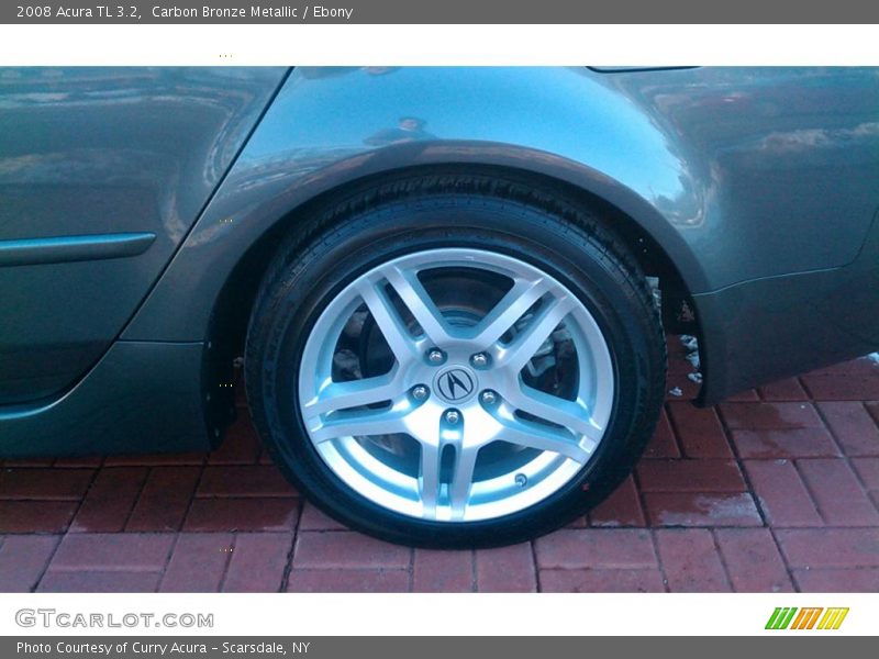 Carbon Bronze Metallic / Ebony 2008 Acura TL 3.2