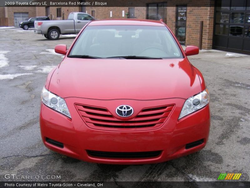 Barcelona Red Metallic / Bisque 2009 Toyota Camry LE