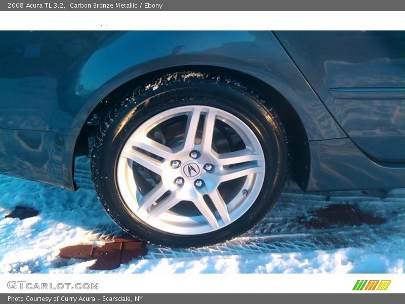 Carbon Bronze Metallic / Ebony 2008 Acura TL 3.2