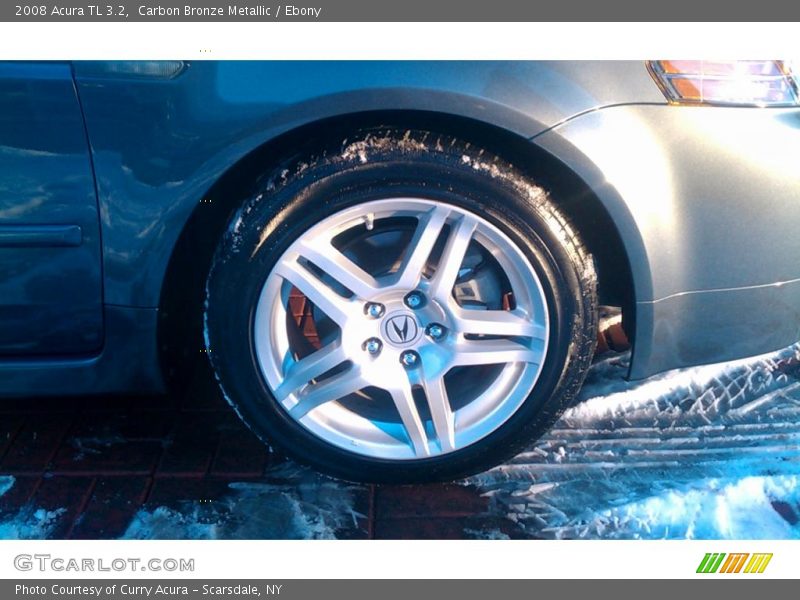 Carbon Bronze Metallic / Ebony 2008 Acura TL 3.2