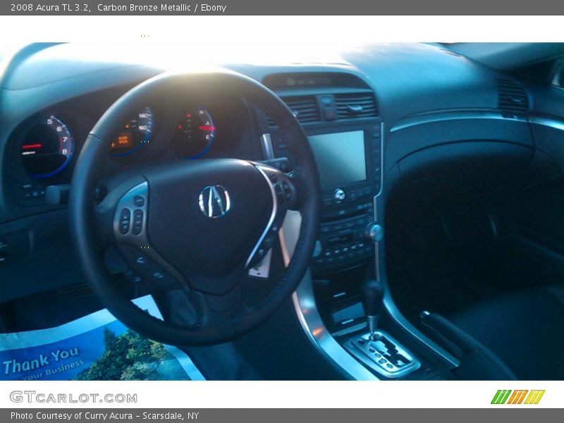 Carbon Bronze Metallic / Ebony 2008 Acura TL 3.2