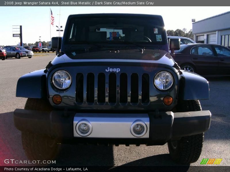 Steel Blue Metallic / Dark Slate Gray/Medium Slate Gray 2008 Jeep Wrangler Sahara 4x4