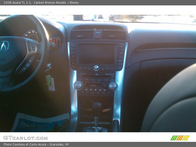 Carbon Bronze Metallic / Ebony 2008 Acura TL 3.2