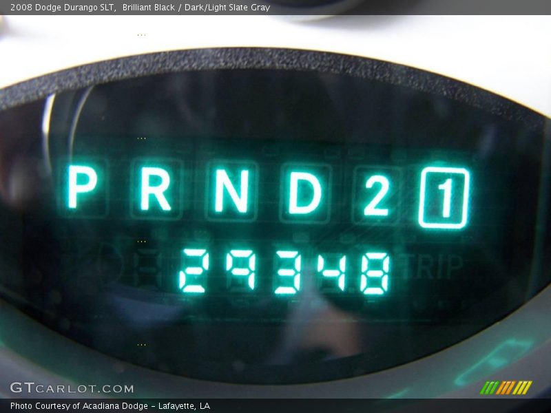 Brilliant Black / Dark/Light Slate Gray 2008 Dodge Durango SLT