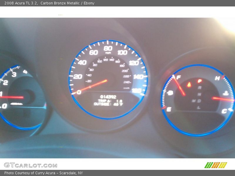 Carbon Bronze Metallic / Ebony 2008 Acura TL 3.2