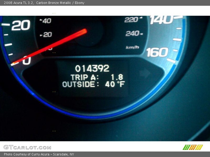 Carbon Bronze Metallic / Ebony 2008 Acura TL 3.2
