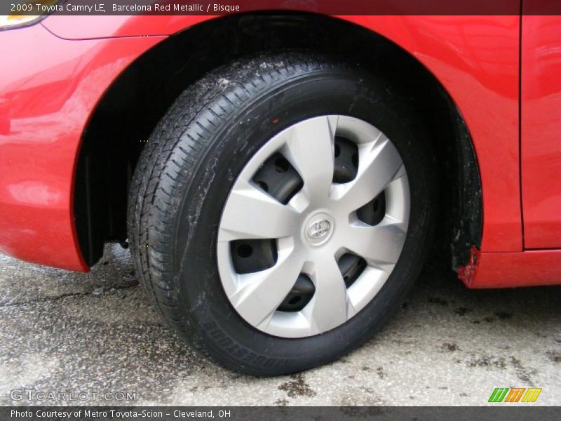 Barcelona Red Metallic / Bisque 2009 Toyota Camry LE