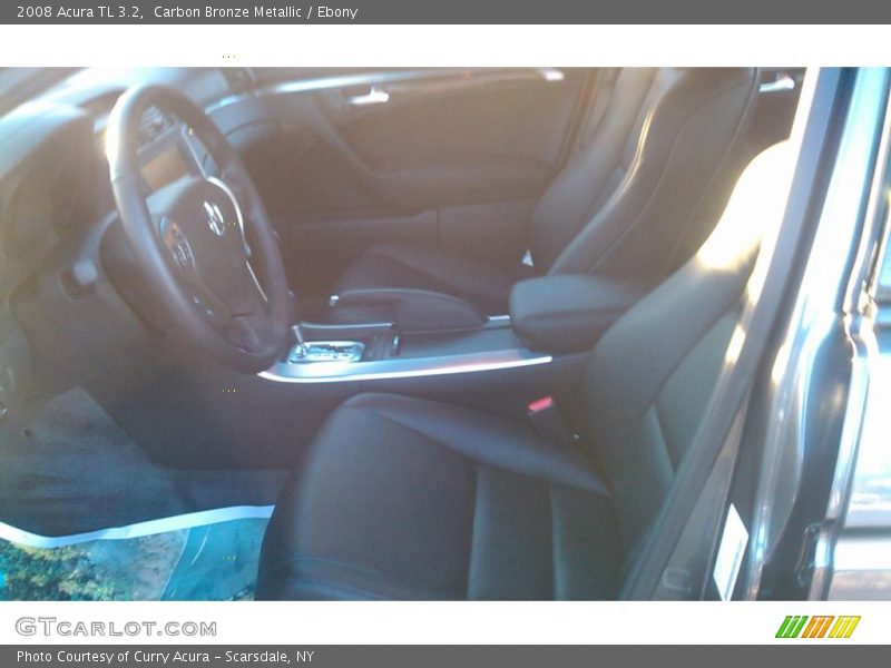 Carbon Bronze Metallic / Ebony 2008 Acura TL 3.2