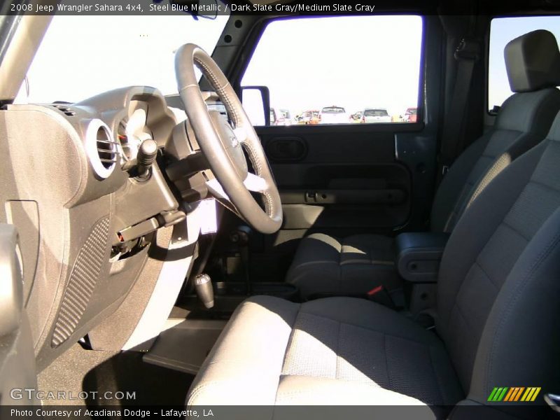 Steel Blue Metallic / Dark Slate Gray/Medium Slate Gray 2008 Jeep Wrangler Sahara 4x4
