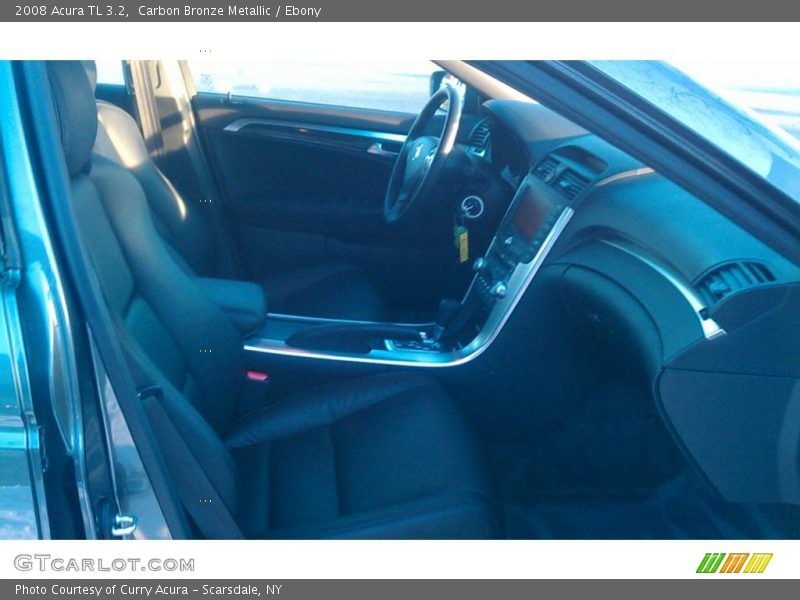 Carbon Bronze Metallic / Ebony 2008 Acura TL 3.2