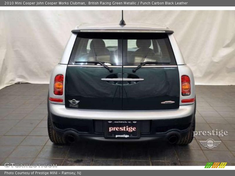 British Racing Green Metallic / Punch Carbon Black Leather 2010 Mini Cooper John Cooper Works Clubman