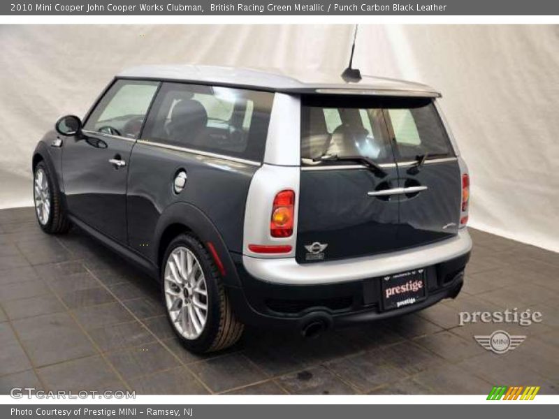 British Racing Green Metallic / Punch Carbon Black Leather 2010 Mini Cooper John Cooper Works Clubman