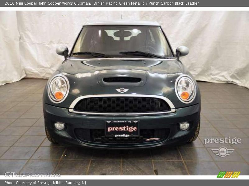 British Racing Green Metallic / Punch Carbon Black Leather 2010 Mini Cooper John Cooper Works Clubman