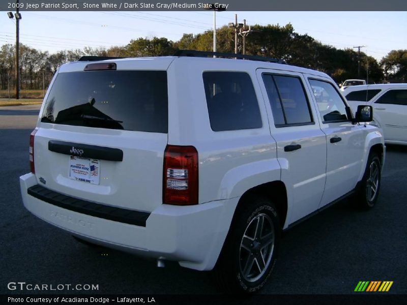 Stone White / Dark Slate Gray/Medium Slate Gray 2009 Jeep Patriot Sport