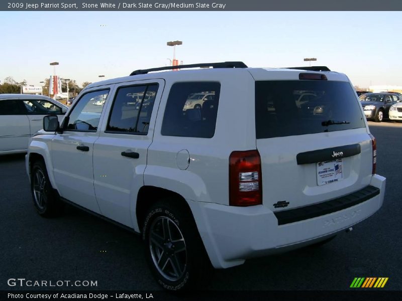 Stone White / Dark Slate Gray/Medium Slate Gray 2009 Jeep Patriot Sport