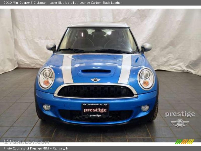 Laser Blue Metallic / Lounge Carbon Black Leather 2010 Mini Cooper S Clubman
