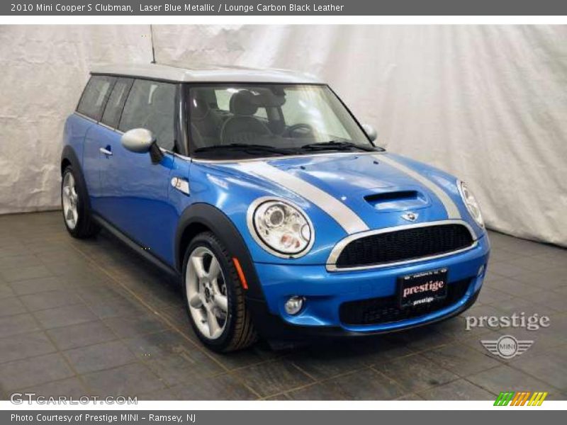 Laser Blue Metallic / Lounge Carbon Black Leather 2010 Mini Cooper S Clubman