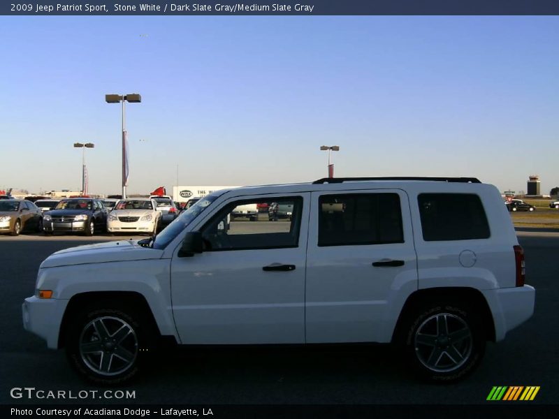 Stone White / Dark Slate Gray/Medium Slate Gray 2009 Jeep Patriot Sport