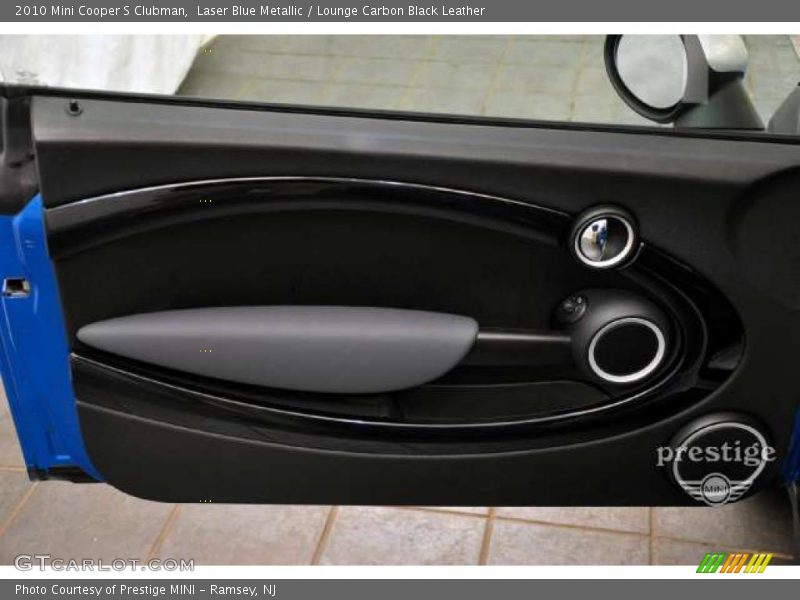 Laser Blue Metallic / Lounge Carbon Black Leather 2010 Mini Cooper S Clubman