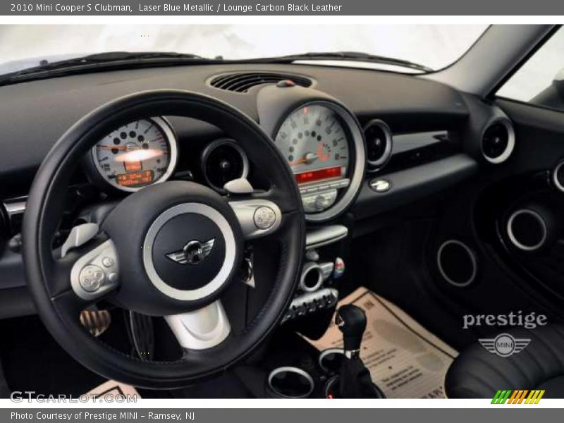 Laser Blue Metallic / Lounge Carbon Black Leather 2010 Mini Cooper S Clubman