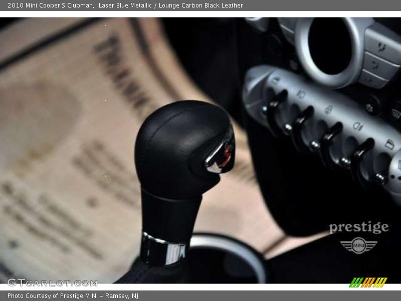 Laser Blue Metallic / Lounge Carbon Black Leather 2010 Mini Cooper S Clubman