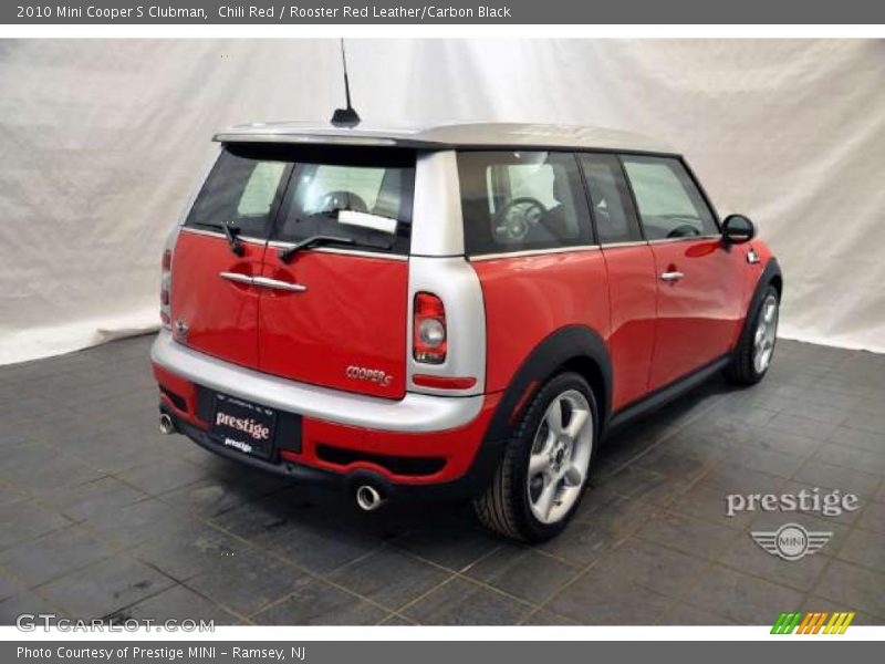 Chili Red / Rooster Red Leather/Carbon Black 2010 Mini Cooper S Clubman