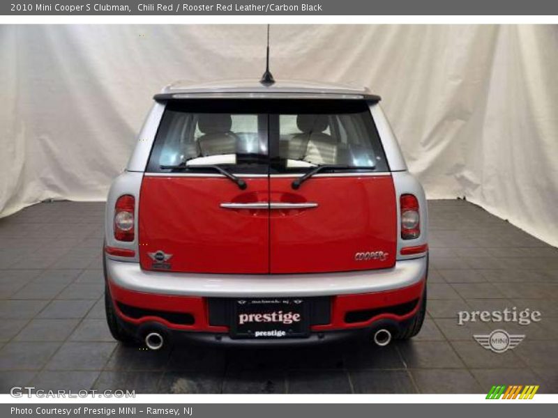Chili Red / Rooster Red Leather/Carbon Black 2010 Mini Cooper S Clubman