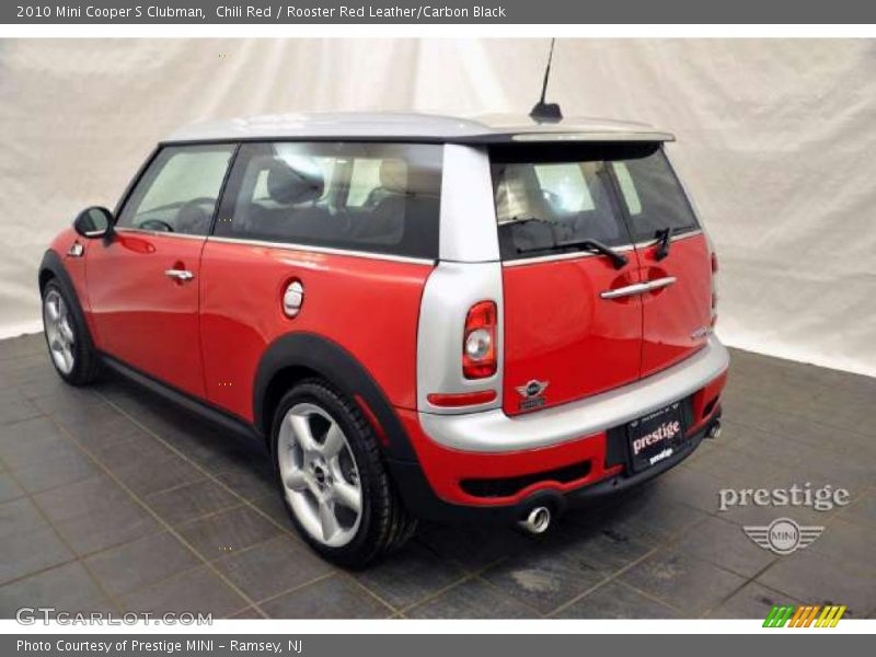 Chili Red / Rooster Red Leather/Carbon Black 2010 Mini Cooper S Clubman