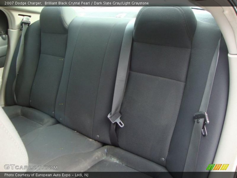 Brilliant Black Crystal Pearl / Dark Slate Gray/Light Graystone 2007 Dodge Charger