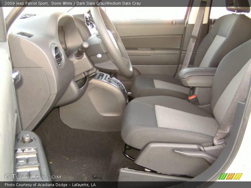 Stone White / Dark Slate Gray/Medium Slate Gray 2009 Jeep Patriot Sport