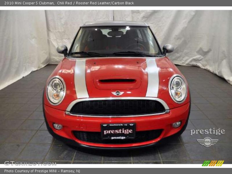 Chili Red / Rooster Red Leather/Carbon Black 2010 Mini Cooper S Clubman