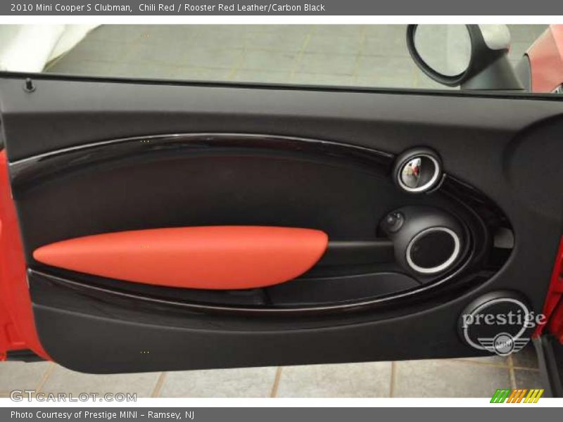 Chili Red / Rooster Red Leather/Carbon Black 2010 Mini Cooper S Clubman