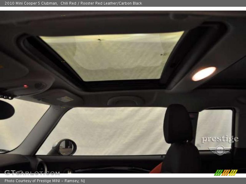 Chili Red / Rooster Red Leather/Carbon Black 2010 Mini Cooper S Clubman