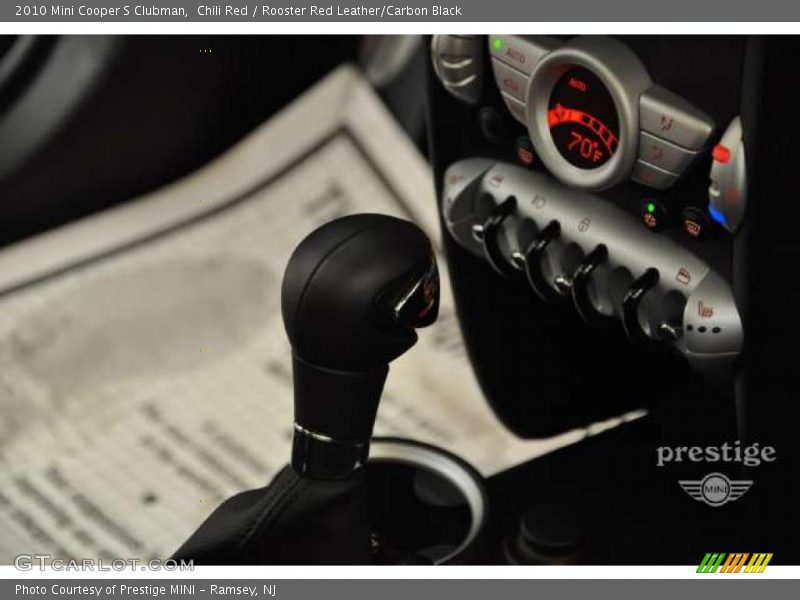 Chili Red / Rooster Red Leather/Carbon Black 2010 Mini Cooper S Clubman