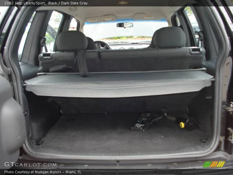 Black / Dark Slate Gray 2002 Jeep Liberty Sport