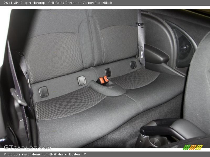 Chili Red / Checkered Carbon Black/Black 2011 Mini Cooper Hardtop