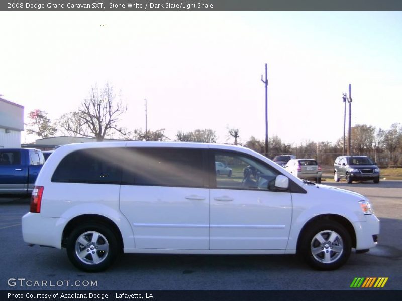 Stone White / Dark Slate/Light Shale 2008 Dodge Grand Caravan SXT