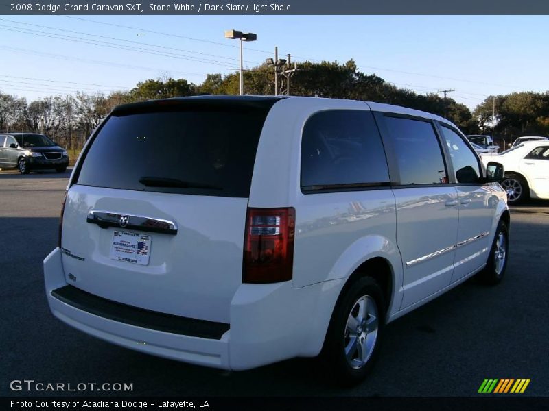 Stone White / Dark Slate/Light Shale 2008 Dodge Grand Caravan SXT