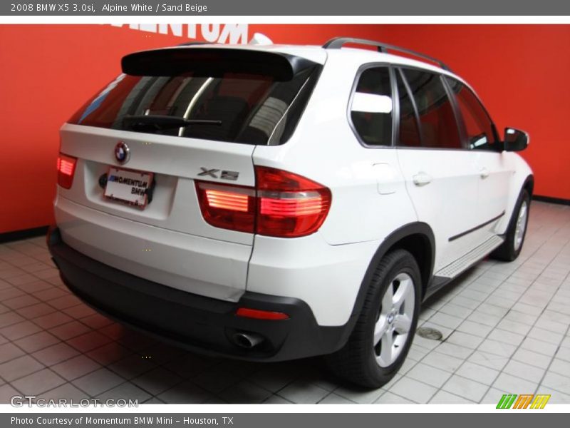 Alpine White / Sand Beige 2008 BMW X5 3.0si